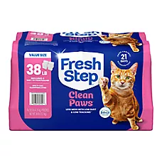 Fresh Step Clean Paws Multi-Cat Litter with Febreze""