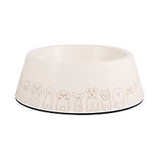 Top Paw? Tan Dog Melamine Dog Bowl 27oz, 52oz