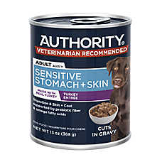 Authority Sensitive Stomach & Skin Turkey Entree Adult Wet Dog Food - 13 oz