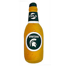 Pets First Michigan State Spartans Plush Bottle Dog Toy