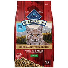 Blue Buffalo Wilderness All Life Stages Dry Cat Food - Grain Free, Beef