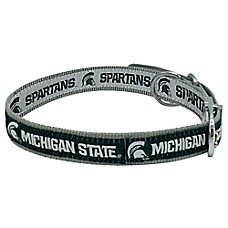 Pets First Michigan State Spartans Reversible Dog Collar