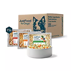 JustFoodForDogs Adult Frozen Dog Food - Bestsellers Variety Pack
