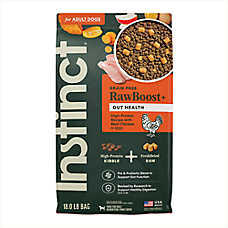 Instinct? Raw Boost Gut Health Kibble + Freeze-Dried Raw Adult Dry Dog Food - Grain Free, Chicken