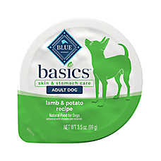 Blue Buffalo Basics Skin & Stomach Care Small Breed Adult Wet Dog Food - Lamb & Potato, 3.5 oz