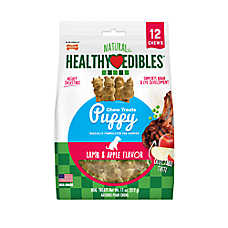 Nylabone? Healthy Edibles? Natural Puppy Chew Treats - Lamb & Apple