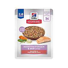 Hill's? Science Diet? Kitten Wet Food - Sensitive Stomach & Skin Stew, Pouch, 2.8 oz