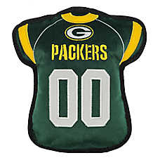Pets First Green Bay Packers Jersey Tough Dog Toy