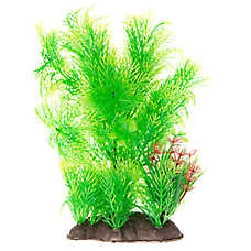 Top Fin? Artificial Bushy Landscape Aquarium Plant - Fish Tank Plant Decor - 8 in