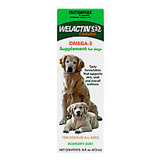 Nutramax Welactin Natural Omega-3 Supplement for Dogs with DHA and EPA, 16 Fl Oz