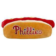 Pets First Philadelphia Phillies Plush Hot Dog Dog Toy