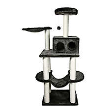 TRIXIE 63-in Tarragona Cat Tree, Dark Gray
