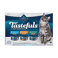 Blue Buffalo Tastefuls Wet Cat Food Variety Pack - 12ct, Natural, Pate