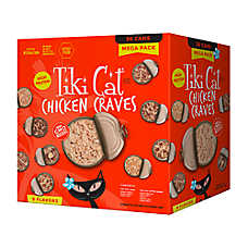 Tiki Cat? Chicken Craves Adult Cat Wet Food - Non-GMO, Variety Pack, 36ct