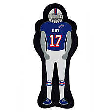 Pets First Josh Allen Player Tough Dog Toy