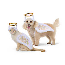 Thrills & Chills? Angel Halo Wings Dog & Cat Costume Set