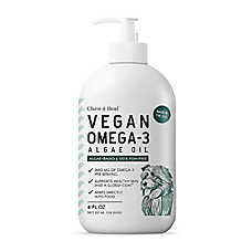 Chew + Heal Dog Vegan Omega-3 Algae Oil - 4 fl oz, 8 fl oz