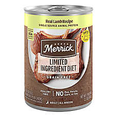 Merrick? Limited Ingredient Diet? Grain Free Adult Wet Dog Food - Natural, 12.7 oz