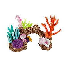 Top Fin? Seahorse Aquarium Ornament - Fish Tank Decor - Large