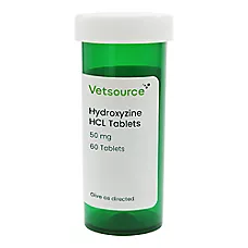 Hydroxyzine HCL Tablets - 50 mg - 60 Tablets