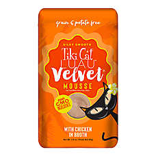 Tiki Cat? Velvet&trade; Mousse Cat Food - Non-GMO, Grain & Potato Free, 2.8oz