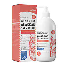 Chew + Heal Dog Wild-Caught Alaskan Salmon Oil Supplement with Pump - 8 fl oz, 16 fl oz