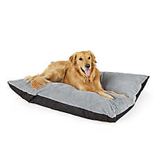 Top Paw Grey Cozy Pillow Bed. Small/Medium, Large/X Large