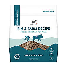 McLovin's Pet Fin & Farm Recipe Dog Meal - Freeze-Dried Raw, White Fish & Pork
