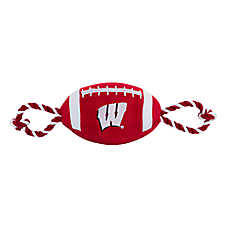 Pets First University of Wisconsin Football Rope Dog Toy