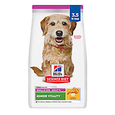 Hill's? Science Diet? Senior Vitality Small & Mini Adult 7+ Dry Dog Food - Chicken & Rice