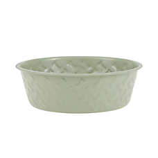 Top Paw? Green Embossed Stainless Steel Dog Bowl 12oz, 27oz, 64oz