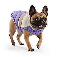 GF PET Elasto-Fit Color Block Puffer - Purple