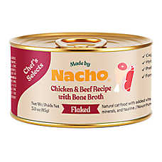 Made By Nacho# Flaked Adult Wet Cat Food - Natural, 3oz