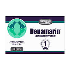 Nutramax Laboratories Veterinary Sciences Denamarin Dog Liver Health Supplement, Medium Dogs, 30ct