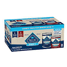 Blue Buffalo Homestyle Recipe Variety Pack Senior 7+ Wet Dog Food - Chicken & Beef, 6 Count