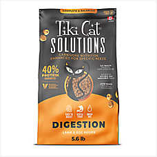 Tiki Cat? Solutions&trade; Adult Cat Food - Digestion, Lamb & Egg Recipe