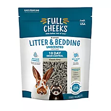 Full Cheeks&trade; Odor Control Small Pet Paper Litter & Bedding - Grey