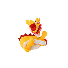 MIGHTY JR Dragon Yellow Dog Toy
