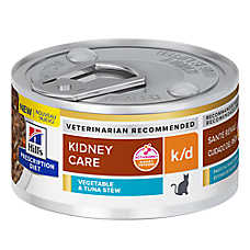 Hill's? Prescription Diet? k/d Kidney Care Wet Cat Food - Tuna & Vegetable Stew