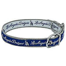 Pets First LA Dodgers Reversible Dog Collar