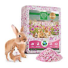 Small Pet Select Rose Bud White Paper Bedding