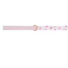 Top Paw? Peony Dog Leash, Flower Dog Leash, White & Pink Dog Leash, Walking Dog Leash, 4' Long