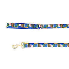 Top Paw? Abstract Plant Dog Leash, Blue Dog Leash, Walking Dog Leash, 4' Long