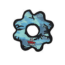 TUFFY? JR Gear Ring Blue Camo Dog Toy