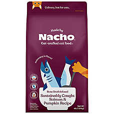 Made By Nacho&trade; Bone Broth Infused Adult Dry Cat Food - Natural, High Protein, Salmon & Pumpkin