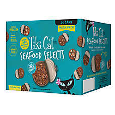 Tiki Cat? Seafood Selects Cat Food Non-GMO, Natural, Variety Pack 24ct