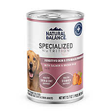 Natural Balance Specialized Nutrition Sensitive Skin & Stomach Adult Wet Dog Food - Salmon & Rice