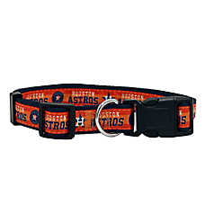 Pets First MLB Houston Astros Satin Dog Collar