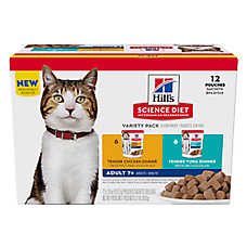 Hill's? Science Diet? Adult Senior 7+ Wet Cat Food - Variety Pack, 12 CT, 33.6 OZ