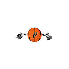 Pets First NBA Spurs Basketball Rope Dog Toy